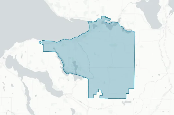 Public Schools of Petsokey — detail map