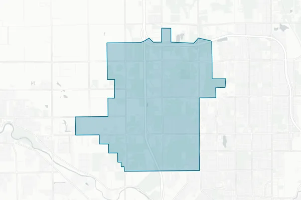 Westwood Heights Schools — detail map