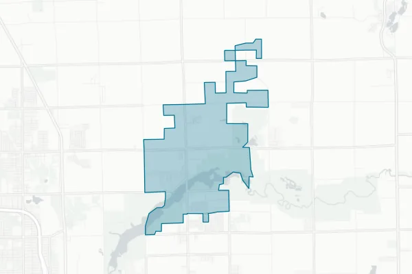 Genesee School District #6 — detail map