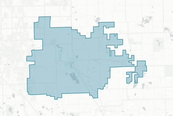 Goodrich Area Schools — detail map