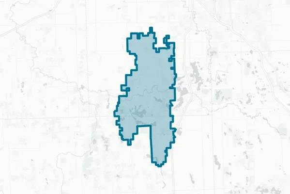 Linden Community Schools — detail map