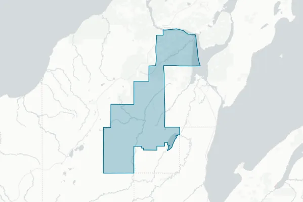 Houghton-Portage Township School District — detail map