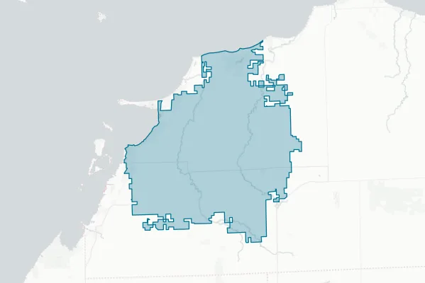 Elkton Pigeon Bay Port Laker Schools — detail map