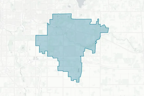 Okemos Public Schools — detail map