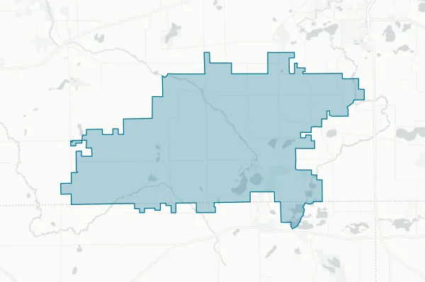 Hanover-horton School District — detail map