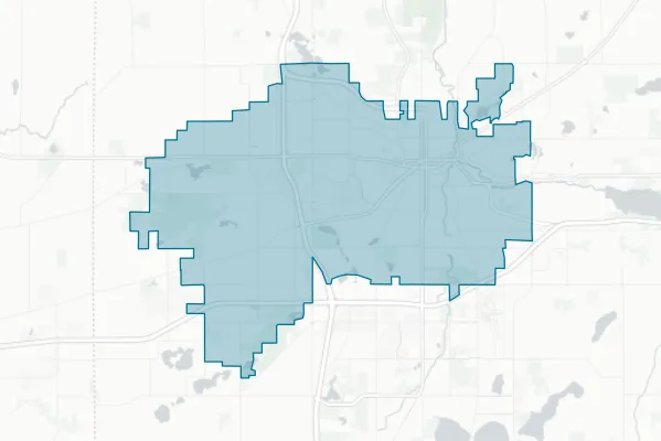 Kalamazoo Public Schools — detail map