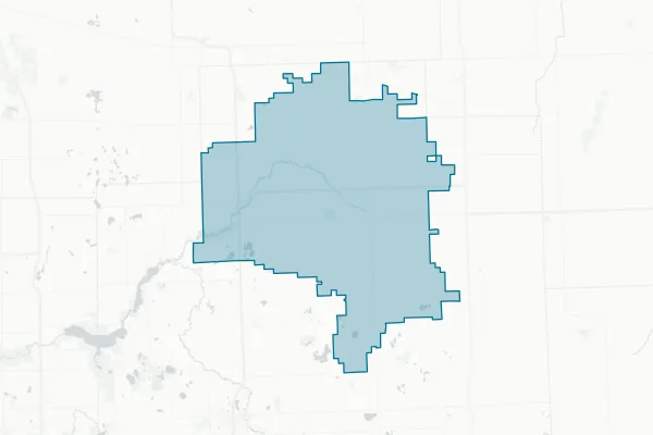 North Branch Area Schools — detail map