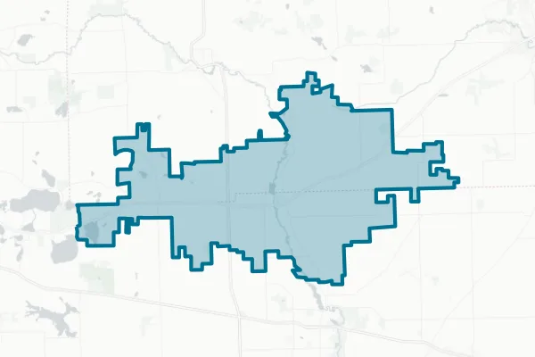 Clinton County Regional Educational Service Agency — detail map