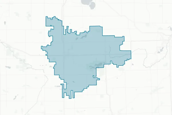 Hudson Area Schools — detail map
