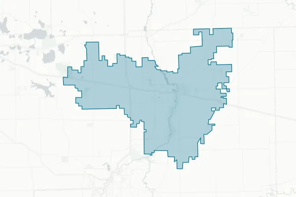 Tecumseh Public Schools — detail map