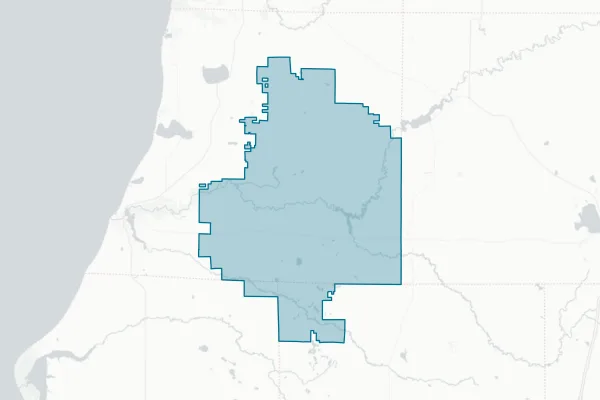 Kaleva Norman Dickson School District — detail map