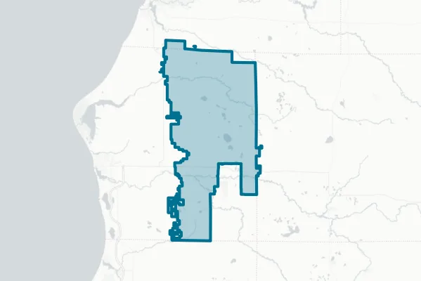 Mason County Eastern School District — detail map