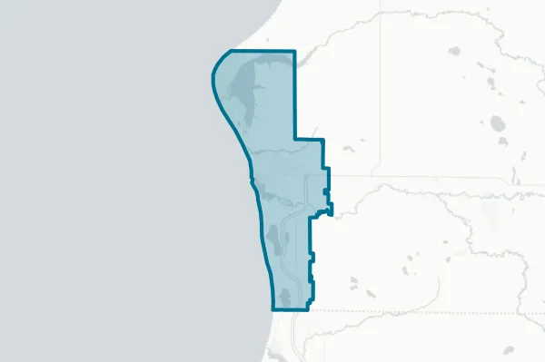 Ludington Area School District — detail map