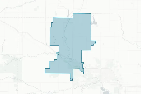 Meridian Public Schools — detail map