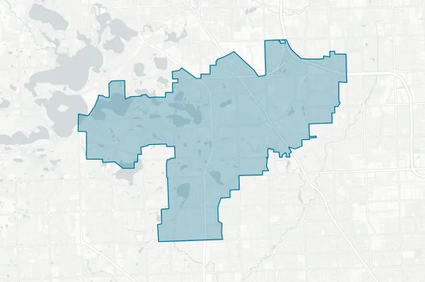 Bloomfield Hills Schools — detail map