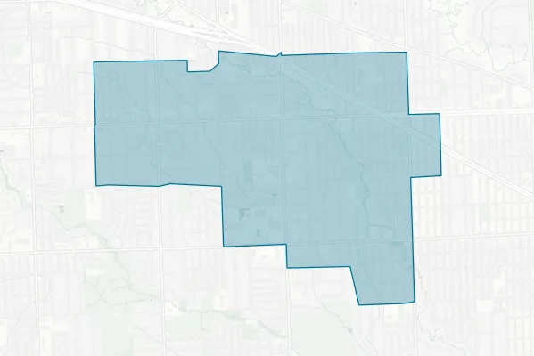 Clarenceville School District of Oakland and Wayne Counties — detail map
