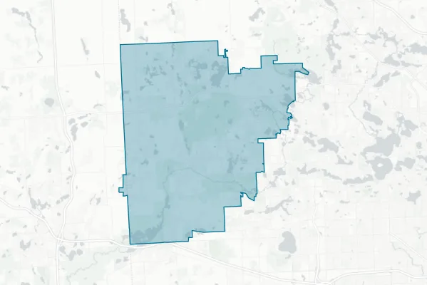 Huron Valley Schools — detail map