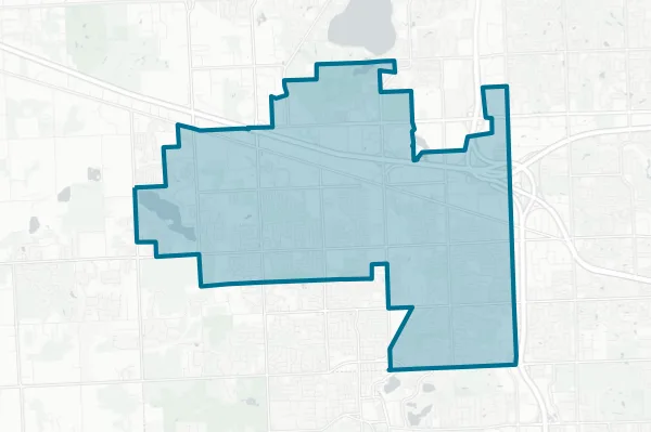 Novi Community School District — detail map