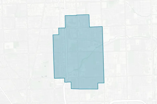 The Lamphere Schools — detail map