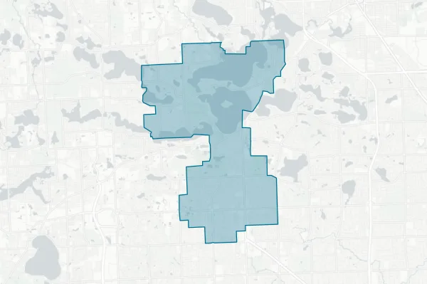 West Bloomfield School District — detail map