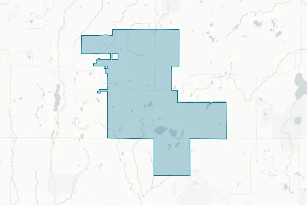 Johannesburg-Lewiston Area Schools — detail map