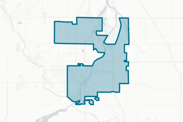 School District of the City of Saginaw — detail map