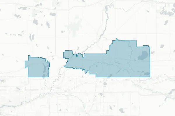 White Pigeon Community Schools — detail map