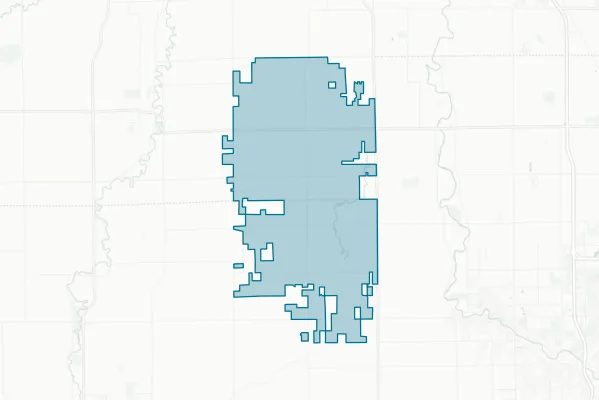 New Lothrop Area Public Schools — detail map