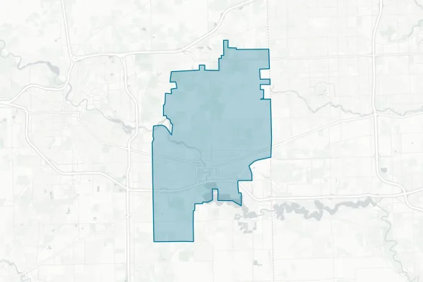 Ypsilanti Community Schools — detail map