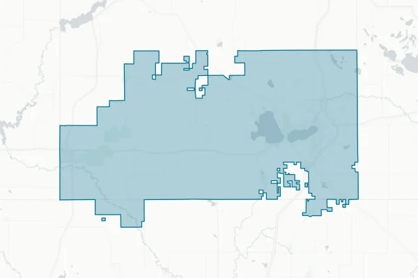 Cadillac Area Public Schools — detail map
