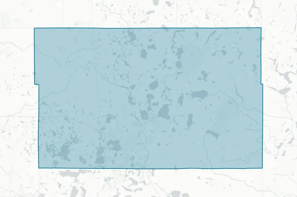 Becker County — detail map