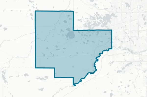 Caver County — detail map