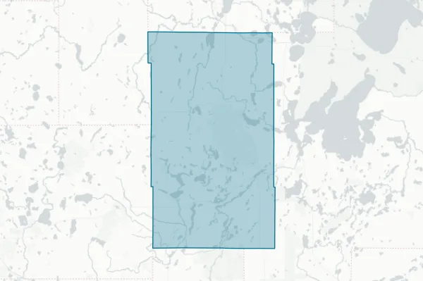 Hubbard County — detail map