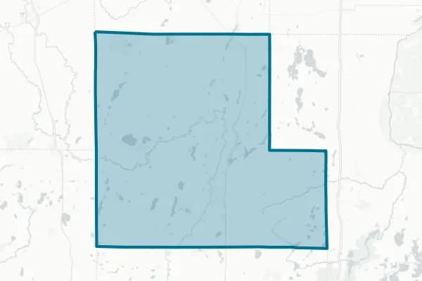 Isanti County — detail map