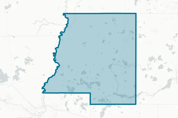 Le Sueur County — detail map