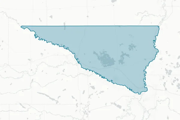 Nicollet County — detail map