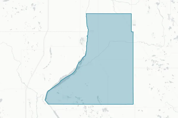Traverse County — detail map