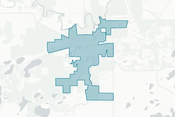City of Aitkin — detail map