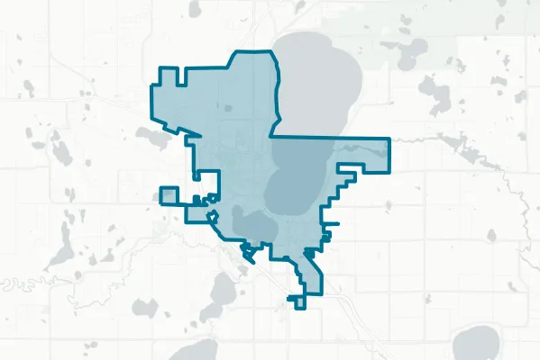 City of Bemidji — detail map