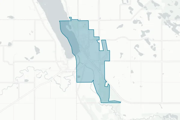 City of Ortonville — detail map