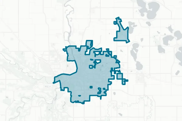 City of Mankato — detail map