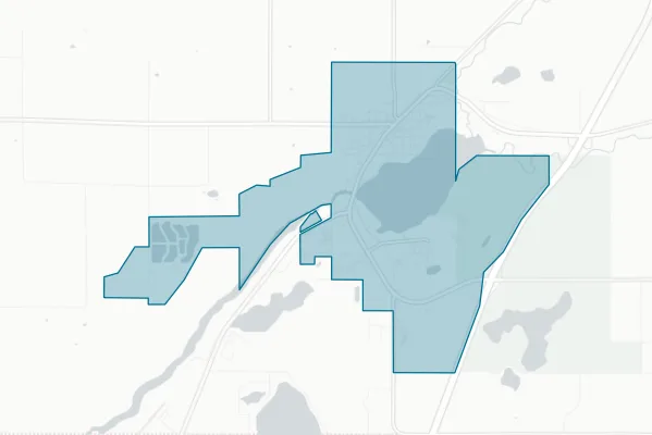 City of Moose Lake — detail map