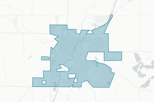 City of Watertown — detail map