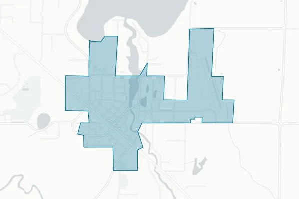 City of Pine River — detail map
