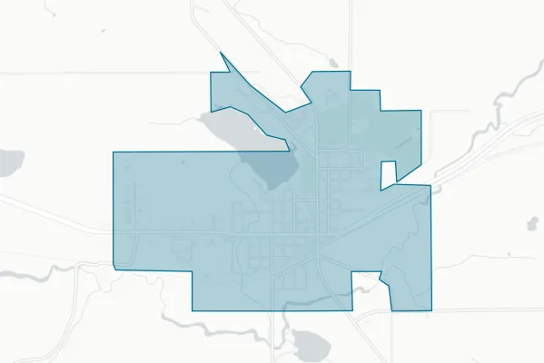 Bagley, City of — detail map