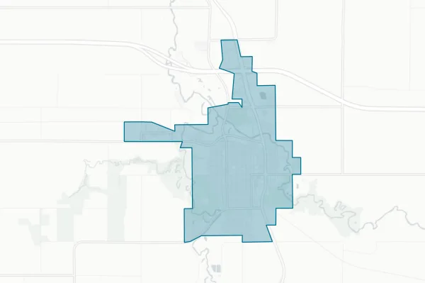 City of Blue Earth — detail map