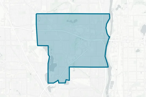 City of Brooklyn Center — detail map