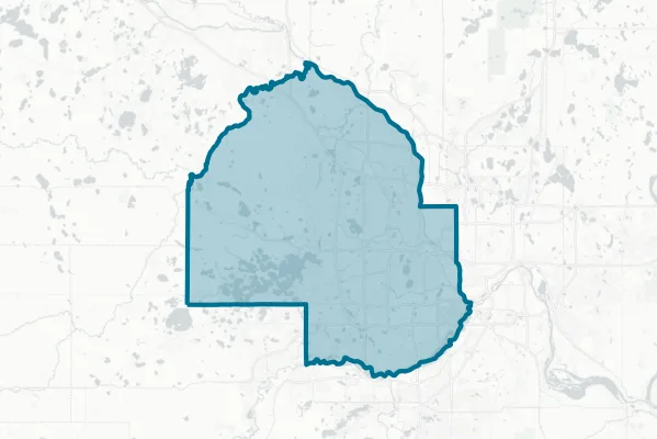 ISD #186 Pequot Lakes — detail map