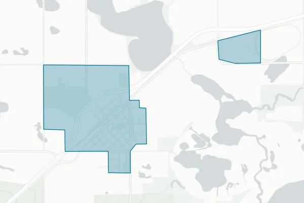City of Heron Lake — detail map