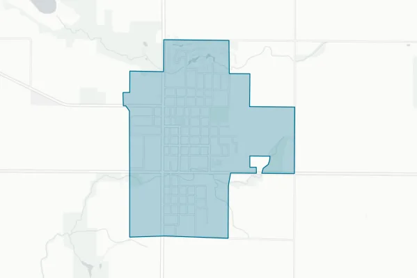 City of Lakefield — detail map